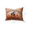 Glitzhome® Faux Burlap Happy Halloween Pumpkin Pillow